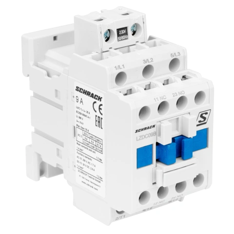 Contactor 3 poli, CUBICO Clasic, 4kW, 9A, 1ND+1NÎ, 230Vc.a.