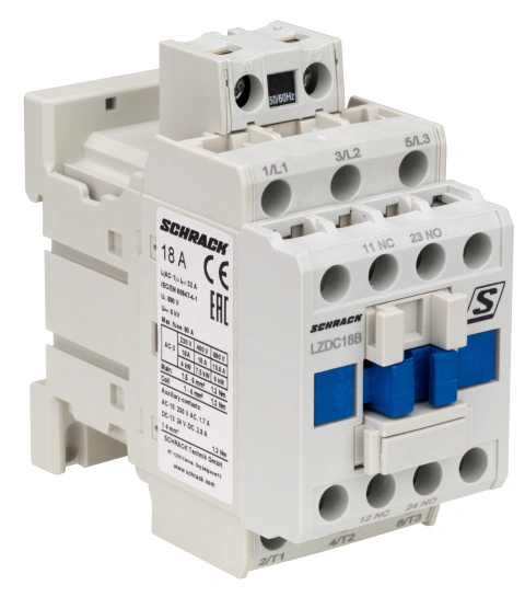 Contactor 3 poli, CUBICO Clasic, 7,5kW, 18A,1ND+1NÎ,230Vc.a.