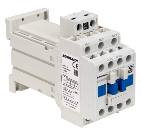 Contactor 3 poli, CUBICO Clasic, 7,5kW, 18A, 1ND+1NÎ,24Vc.c.