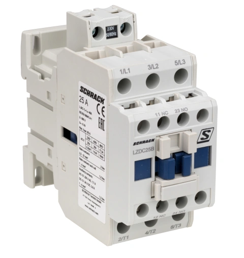 Contactor 3 poli, CUBICO Clasic, 11kW,25A, 1ND+1NÎ, 230Vc.a.