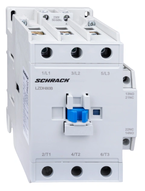 Contactor 3 poli, CUBICO High, 37kW, 80A, 1ND+1NÎ, 230Vc.a.