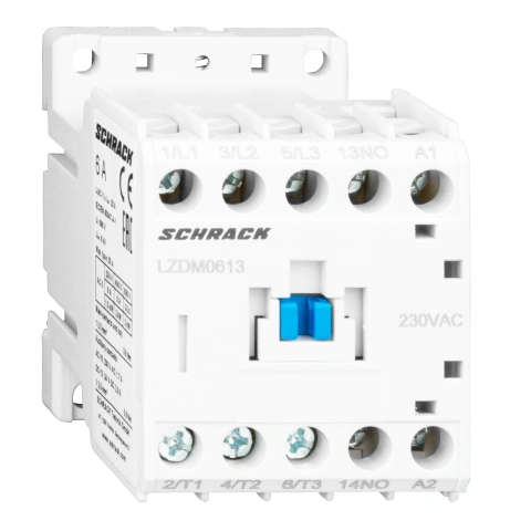Contactor 3 poli, CUBICO Mini, 2,2kW, 6A, 1ND,230Vc.a.