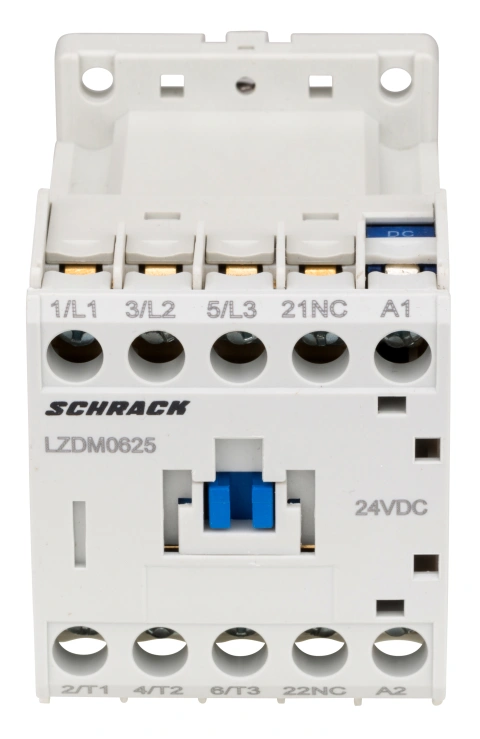 Contactor 3 poli, CUBICO Mini, 2,2kW, 6A, 1NÎ,24Vc.c.