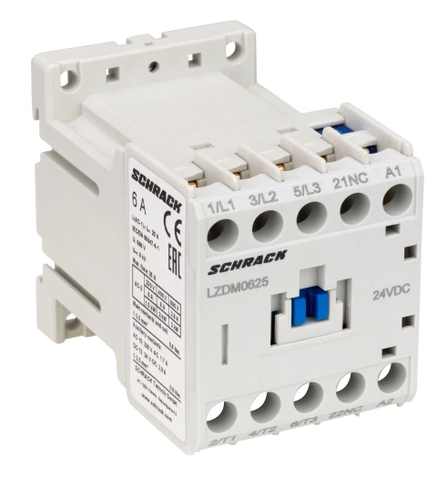 Contactor 3 poli, CUBICO Mini, 2,2kW, 6A, 1NÎ,24Vc.c._1