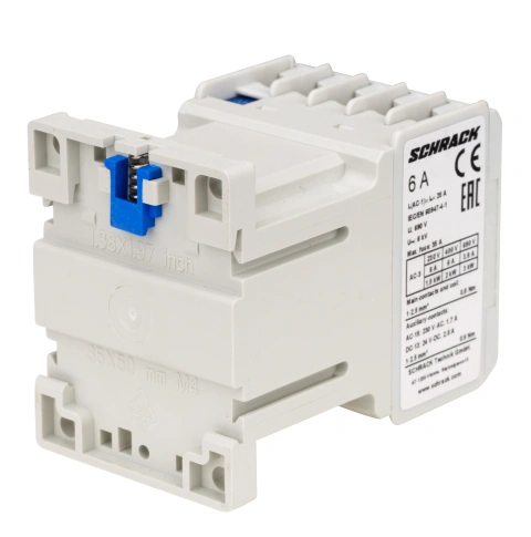 Contactor 3 poli, CUBICO Mini, 2,2kW, 6A, 1NÎ,24Vc.c._3