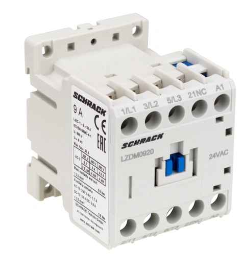 Contactor 3 poli, CUBICO Mini, 4kW, 9A, 1NÎ, 24Vc.a._1