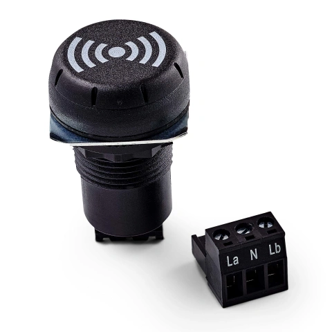 Buzer Compact, d= 30 mm, 230-240 V c.a., negru, 85 dB_0