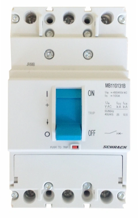 Întreruptor compact MB 25kA, borne cleme rapide 100A, 3 poli