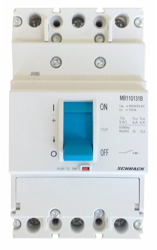 Întreruptor compact MB 15kA, borne cleme rapide 50A, 3 poli
