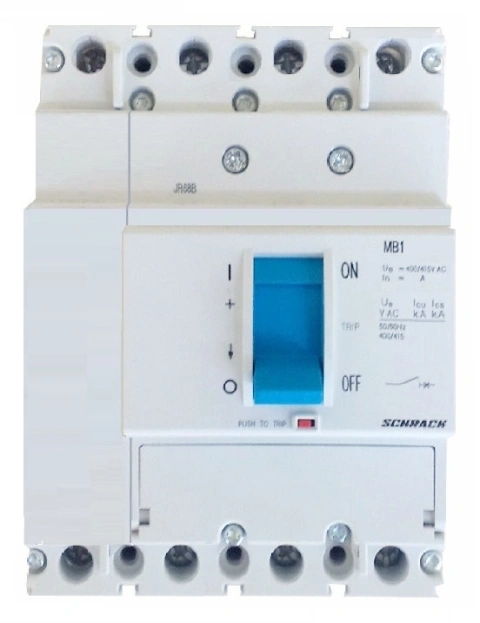 Intreruptor compact MB 18kA, borne cleme rapide 80A, 4 poli