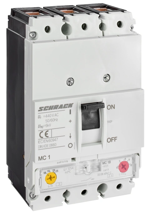 Întreruptor compact tip A 3p 125A 25kA