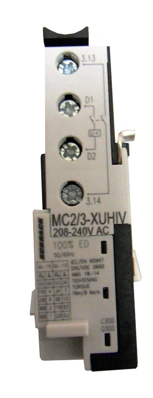 Bobina de tensiune minimă 208-240VAC MC2+2ND cu anticipaţie