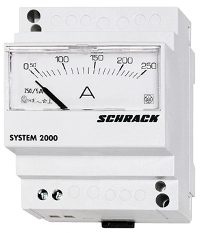 Ampermetru analogic 5A AC modular