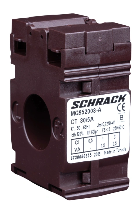 Transformator de curent 80/5A, D=21mm, , clasă 1_1