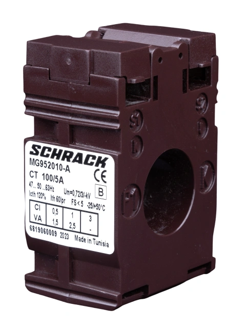Transformator de curent 100/5A, D=21mm, clasă 0,5_7