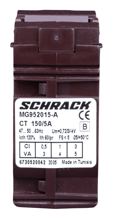 Transformator de curent 150/5A, D=21mm, clasă 0,5