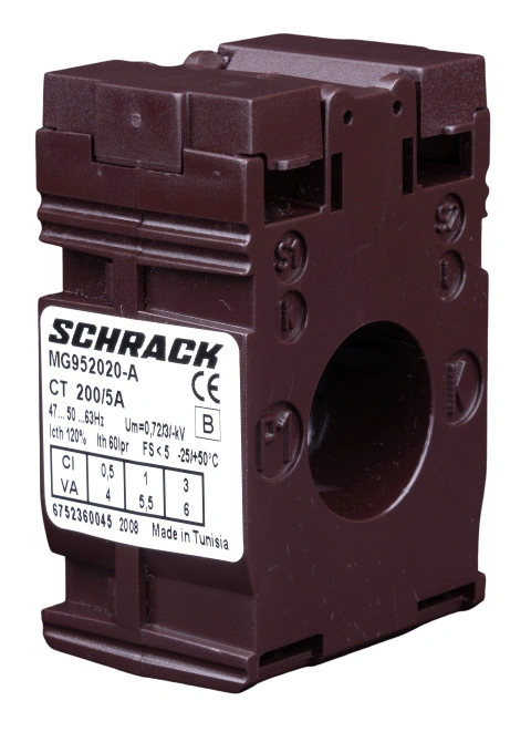 Transformator de curent 200/5A, D=21mm, clasă 0,5_7