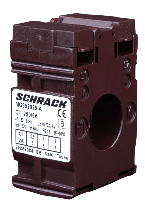 Transformator de curent 250/5A, D=21mm, clasă 0,5_7