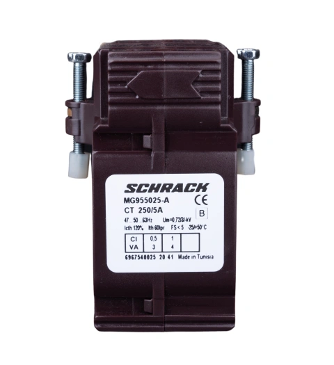 Transformator de curent 250/5A, 40x10, clasă 0,5