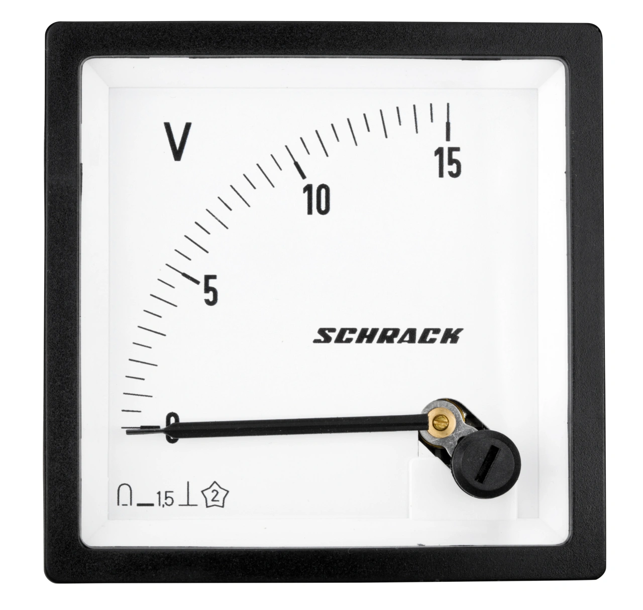 Voltmetru 72*72mm, 15V, DC