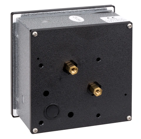 Ampermetru f. scală 96*96mm pt. trafo de curent X/5A_1