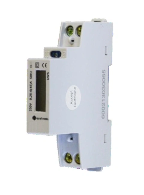 Digital kWh meter, direct 45A 1 phase, MID