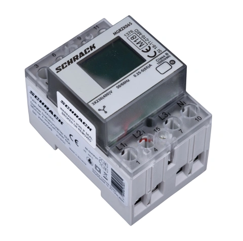 Contor digital modular, măsură directă 65A, 4 fire, MID_2