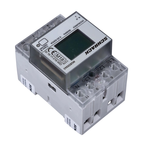 Contor digital modular, măsură directă 65A, 4 fire, MID_6