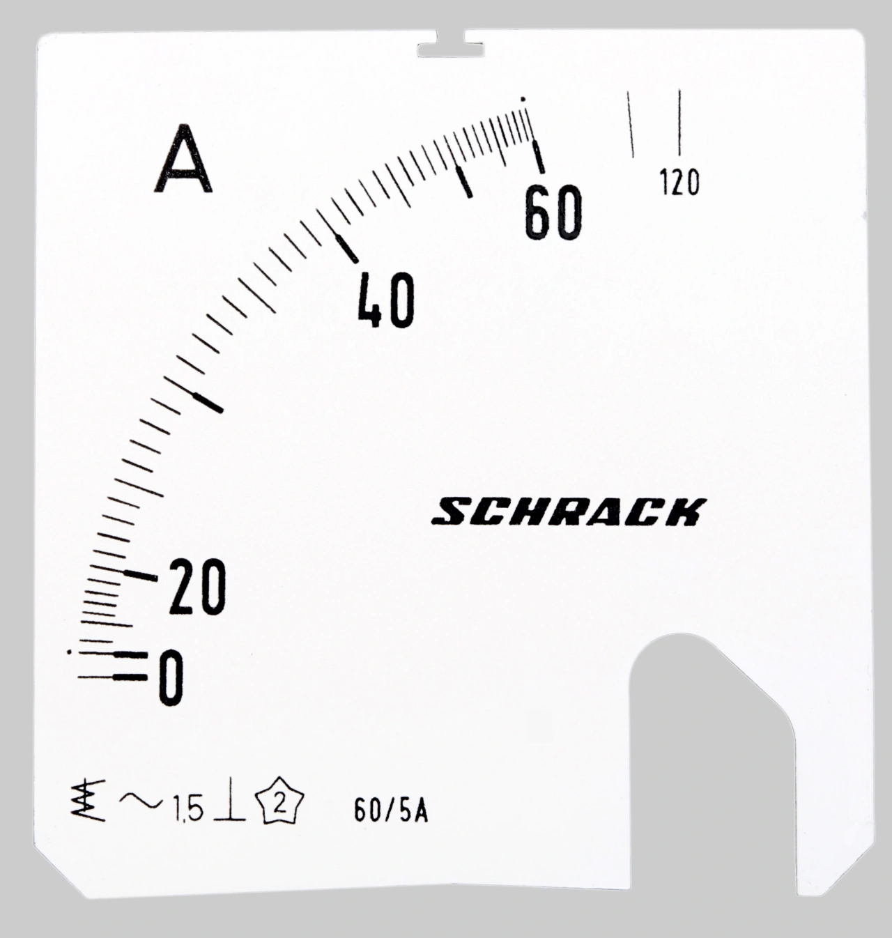 Scală 72*72mm, 60/120/5A, AC