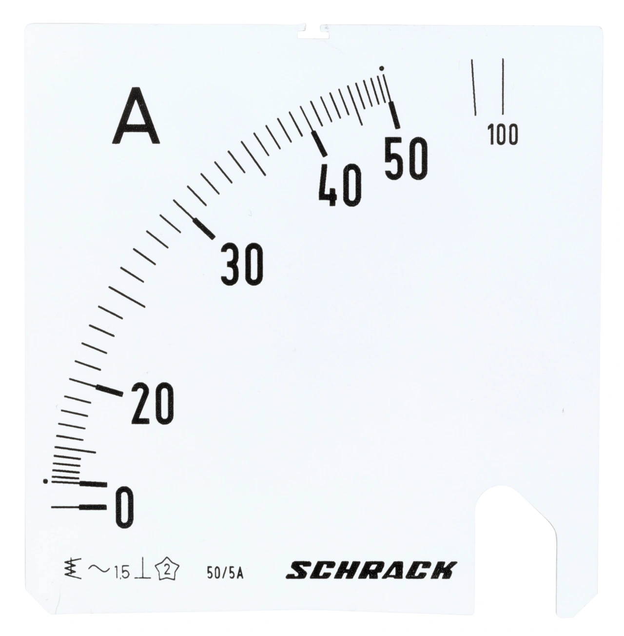 Scală 96*96mm, 50/100/5A, AC