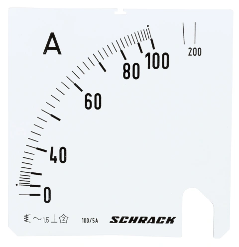 Scală 96*96mm, 100/200/5A, AC