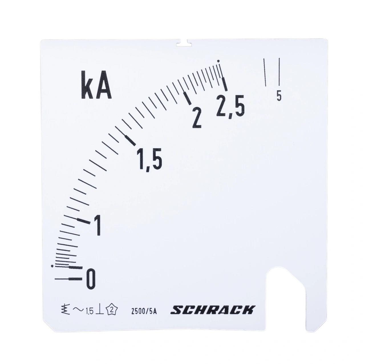 Scală 96*96mm, 2500/5000/5A, AC
