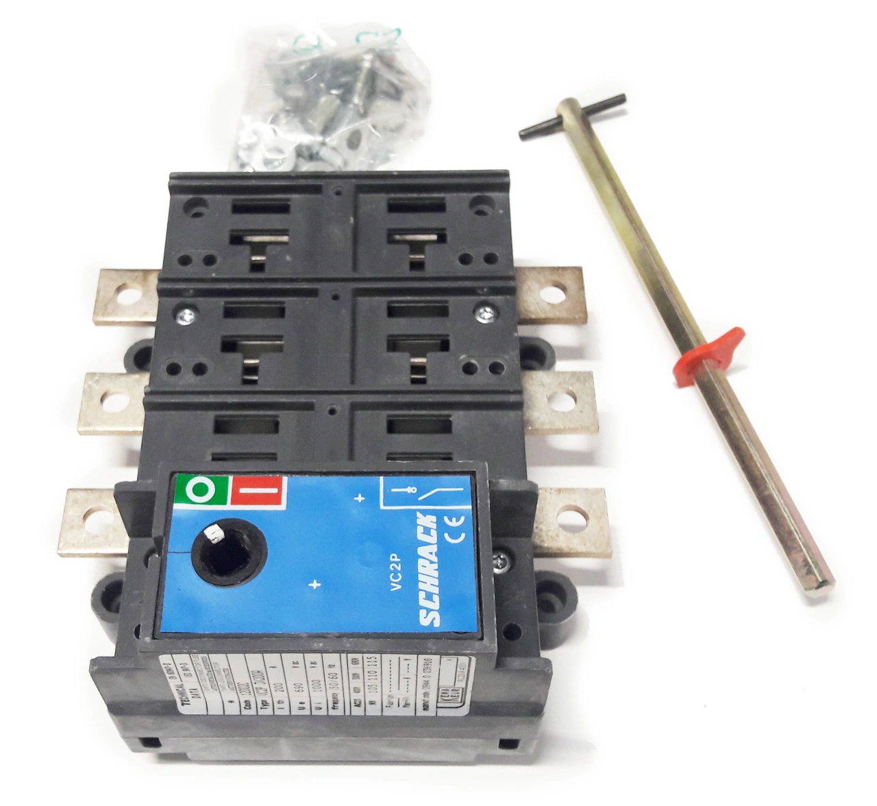 Comutator de sarcina fara maneta VC2P 3x200A