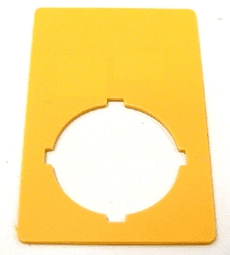Placa atentionare buton avarie 33x50mm gol