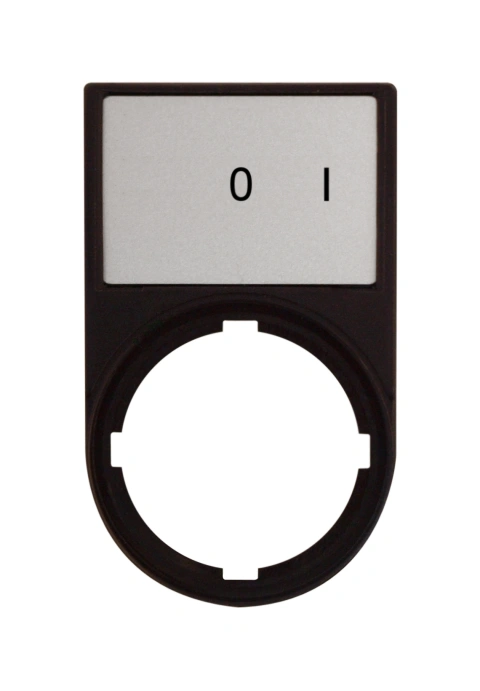 Suport cu placa 30x50mm cu inscriptia 0 I