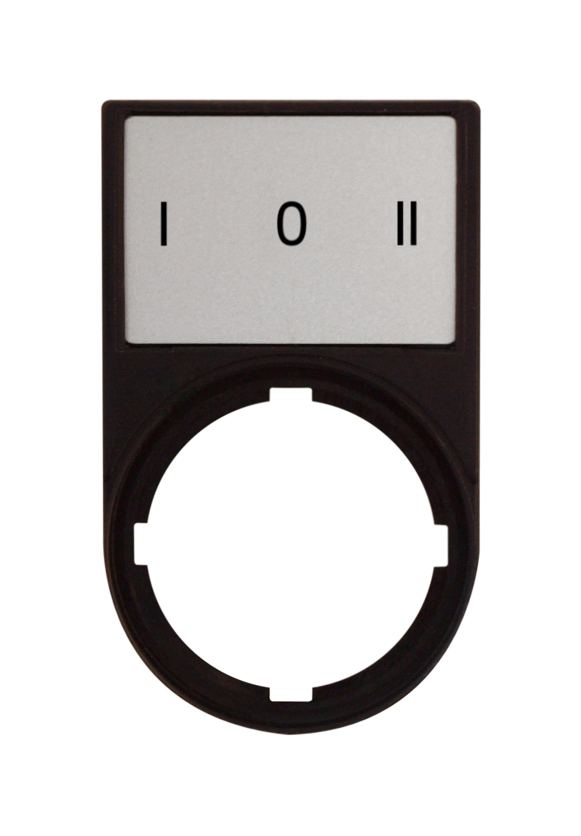 Suport cu placa 30x50mm cu inscriptia I 0 II