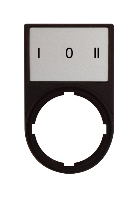 Suport cu placa 30x50mm cu inscriptia I 0 II