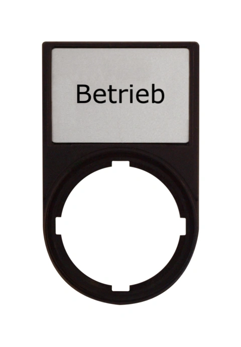 Suport cu placa 30x50mm cu inscriptia BETRIEB