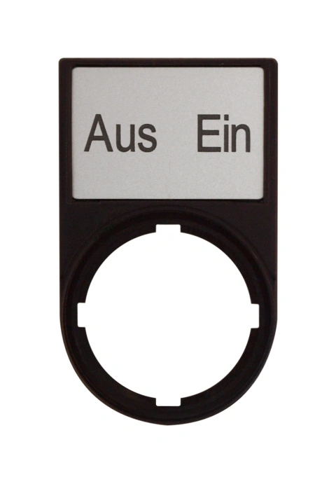 Suport cu placa 30x50mm cu inscriptia AUS EIN