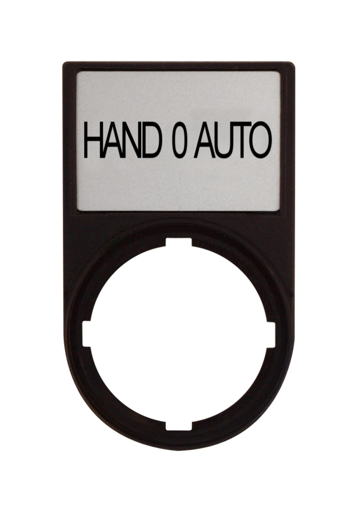 Suport cu placa 30x50mm cu inscriptia HAND 0 AUTO