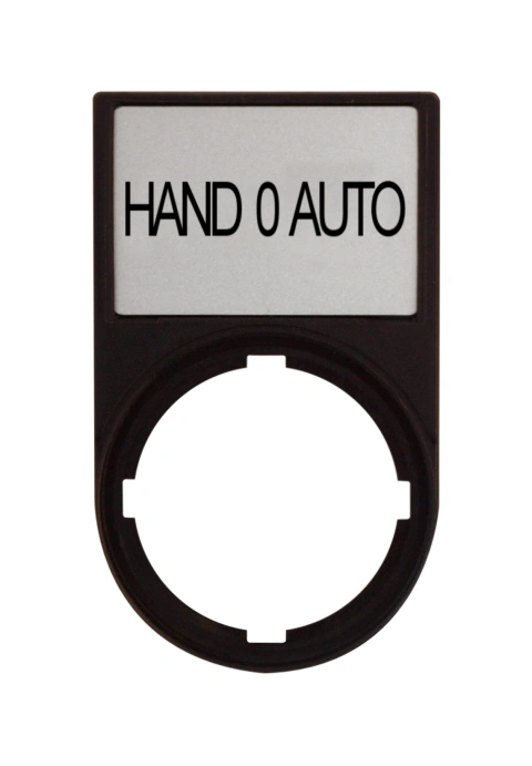 Suport cu placa 30x50mm cu inscriptia HAND 0 AUTO