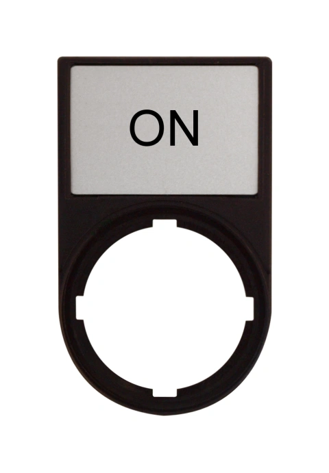 Suport cu placa 30x50mm cu inscriptia ON