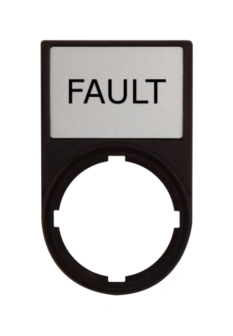 Suport cu placa 30x50mm cu inscriptia FAULT
