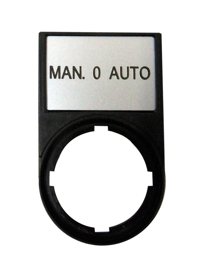 Suport cu placa 30x50mm cu inscriptia MAN 0 AUTO
