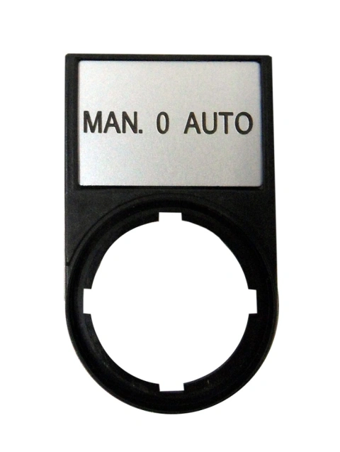Suport cu placa 30x50mm cu inscriptia MAN 0 AUTO