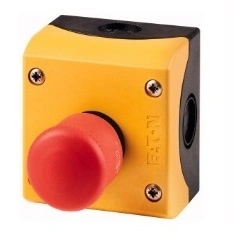 Buton avarie cu revenire, in carcasa, 2NI