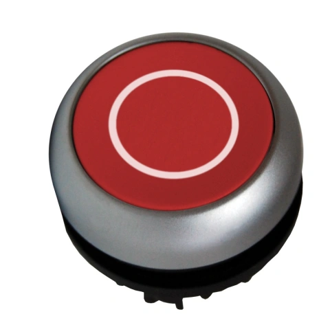 Buton comanda scund cu revenire rosu '0'
