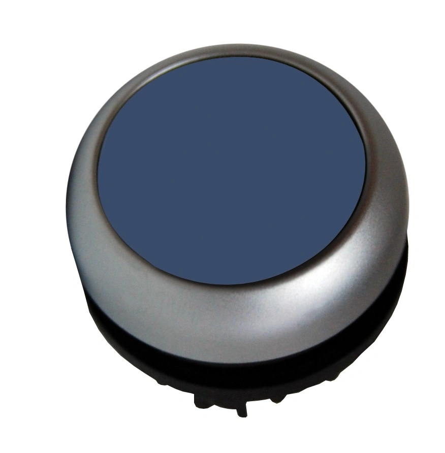 Buton comanda scund fara revenire albastru