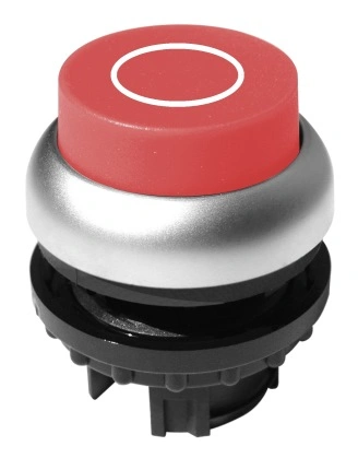 Buton comanda scund fara revenire rosu "0"