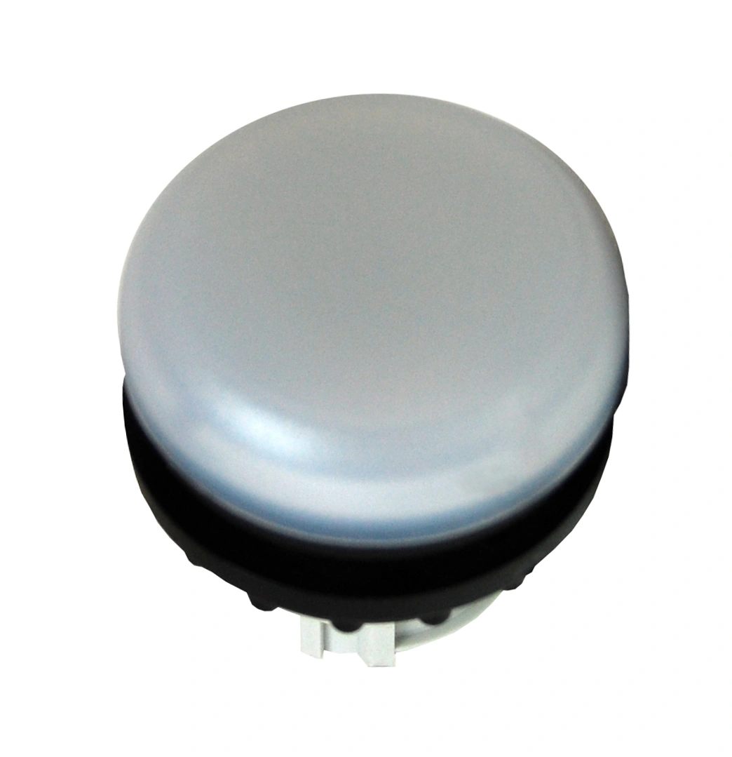 Capac lampa semnalizare scund alb